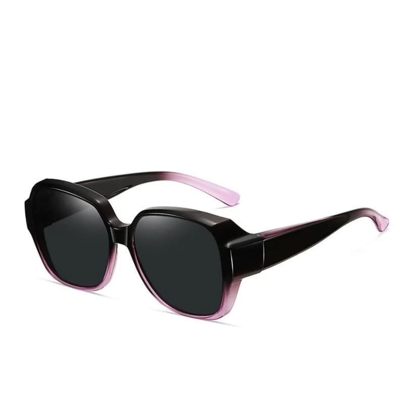 Lunettes de soleil myopie lunettes couverture lunettes de soleil polarisées pliant ajustement sur lu