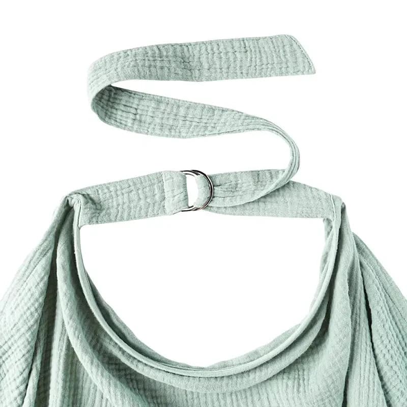 Couverture d'allaitement respirante pour bébé, couverture d'allaitement en mousseline de coton, tabl