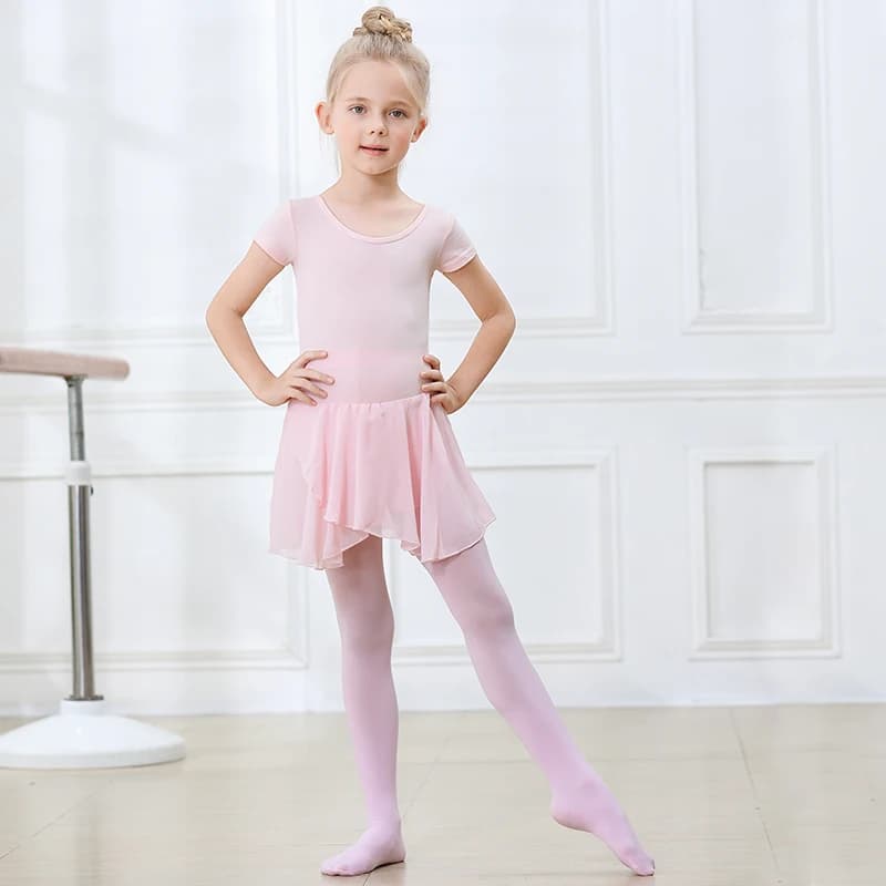 Collants de Ballet princesse pour bébés filles, collants de danse à haute élasticité avec trou, bas 