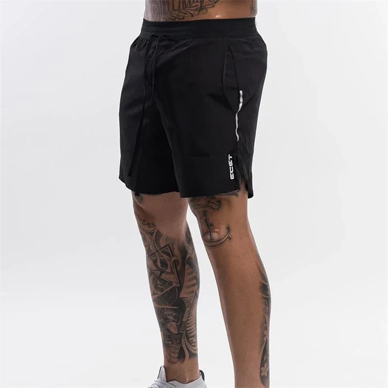 Marque hommes Fitness musculation gymnases Shorts d'entraînement homme été mâle respirant séchage ra