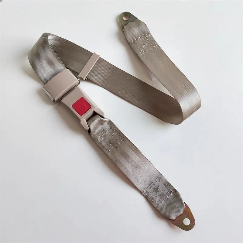 Ceinture de sécurité simple à deux points pour voitures, passagers, minibuses, sièges arrière de bus