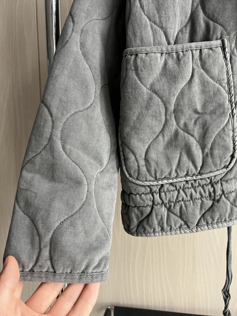 Manteau matelassé en polyester pour femme, nouvelle collection 2026, style vintage, en rayonne Lenzi