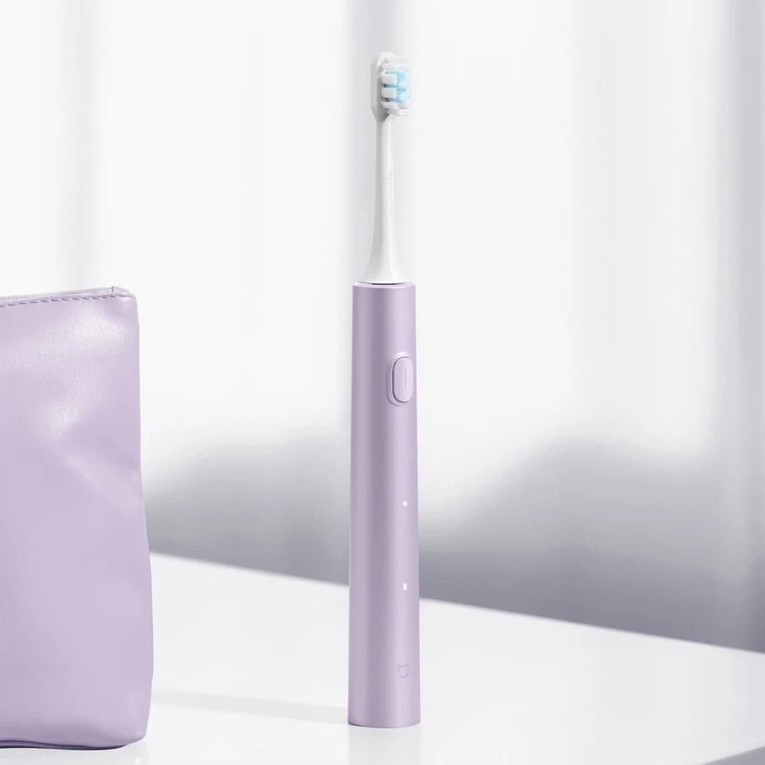 Brosse à dents électrique sonique Mijia T302 3 couleurs 4 têtes de brosse IPX8 étanche 360 °   Recha