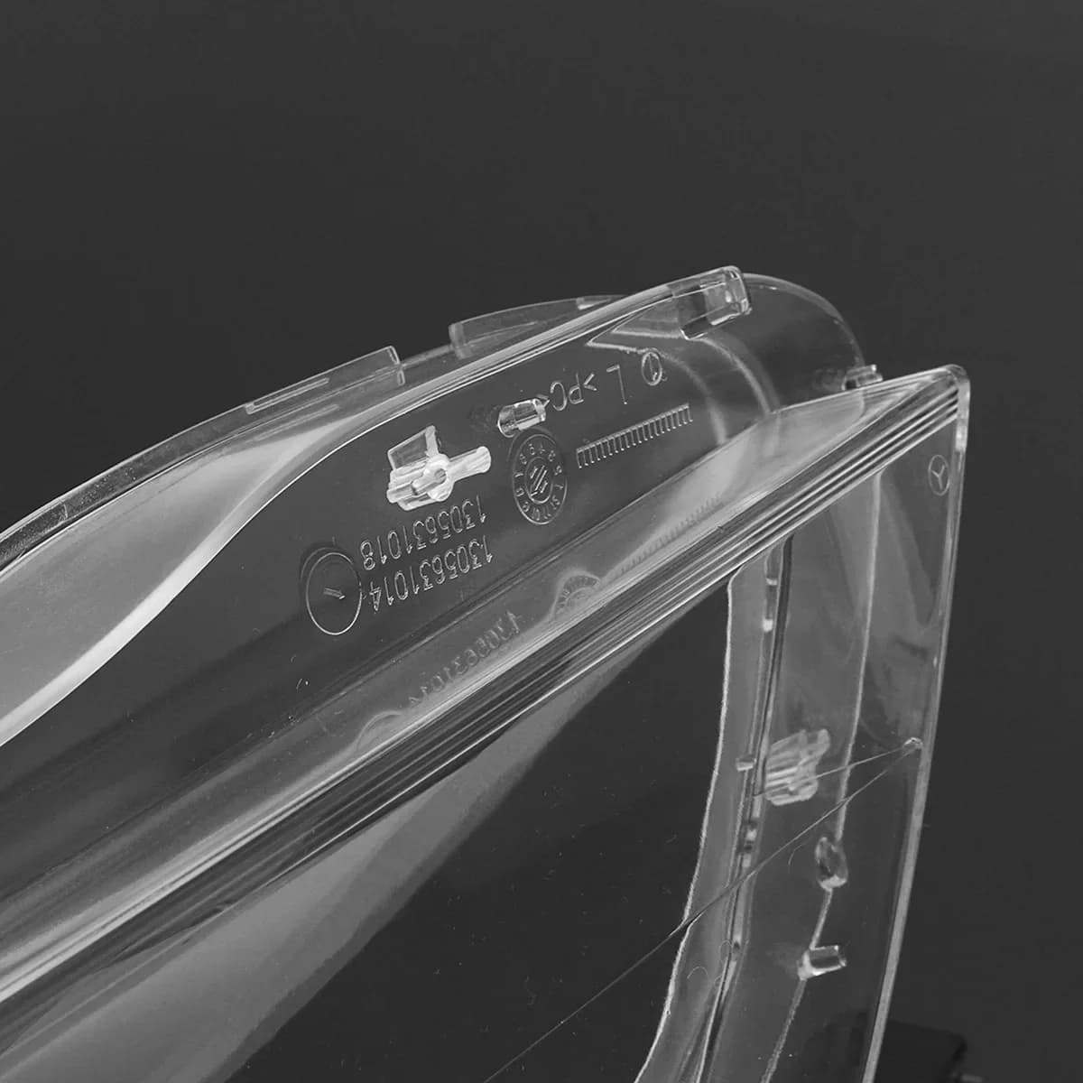 Paire de couvercles de phare pour abat-jour avant, pour mercedes-benz W204 classe C C180 C200 C260 2