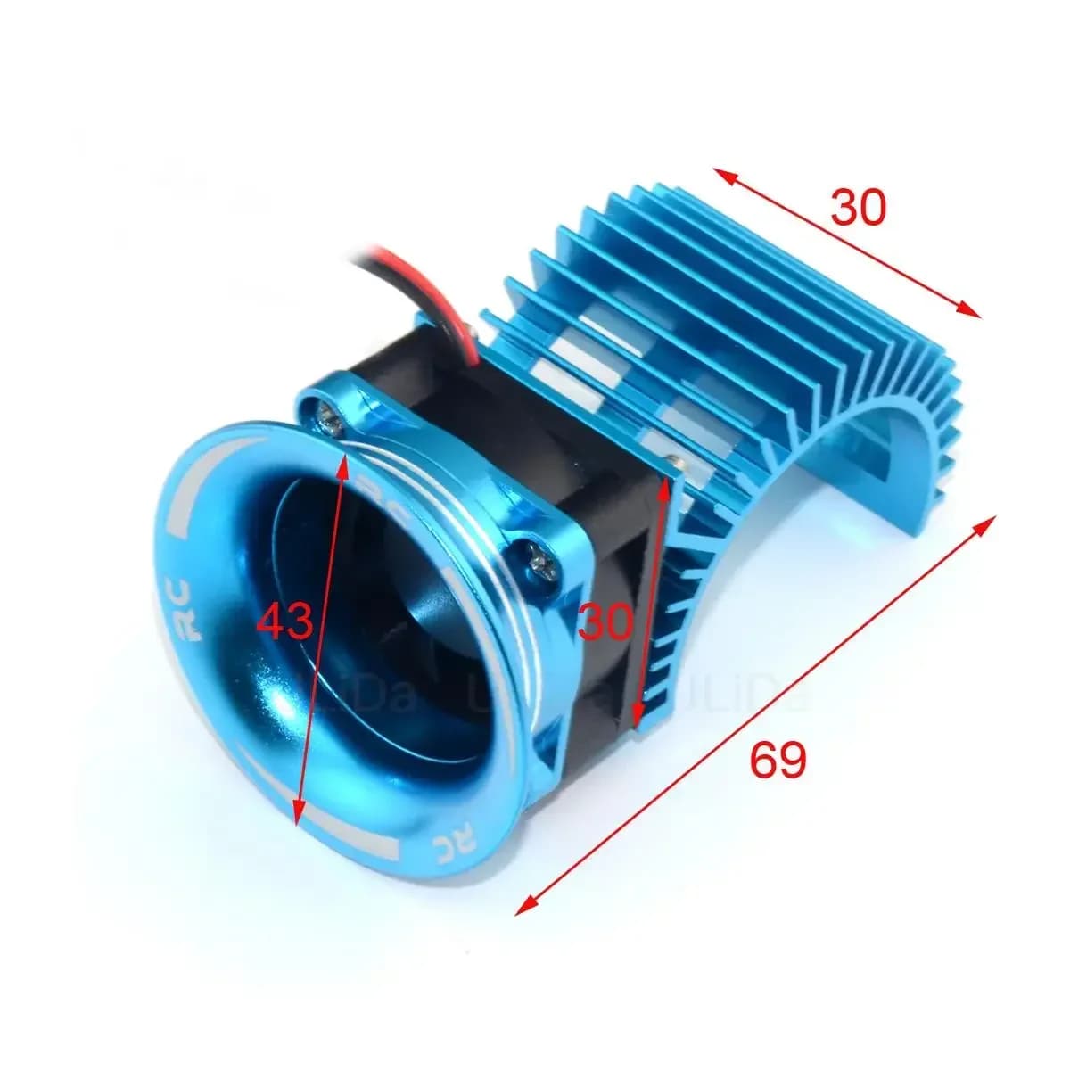Couvercle de dissipateur thermique moteur + ventilateur de refroidissement pour WLtoys A959-B 144001