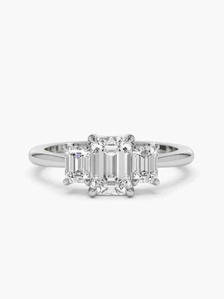 Bague en argent Sterling 925 pour femmes, magnifique bague rectangulaire brillante en Zircon, fiança