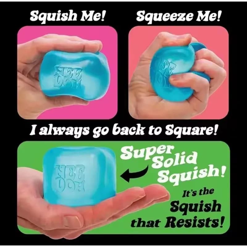 Nouveauté 2026 : Schylling Needoh Nice Cube, Jouets sensoriels, Blocs anti-stress, Puzzle anti-stres