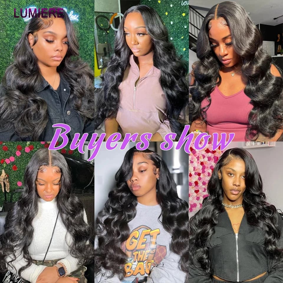 Clips de vague de corps dans les Extensions de cheveux humains brésilien 100% vierge Raw4B 4C Afro c