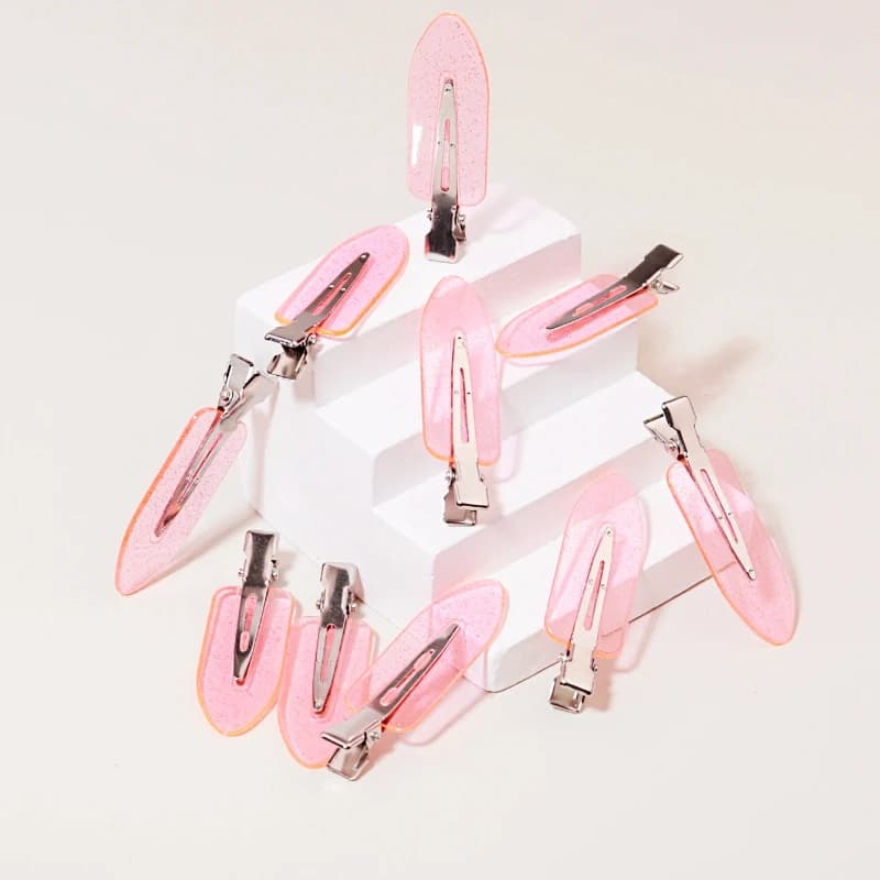 Pinces à cheveux transparentes sans couture pour filles, 10 à 50 pièces, accessoires de maquillage p