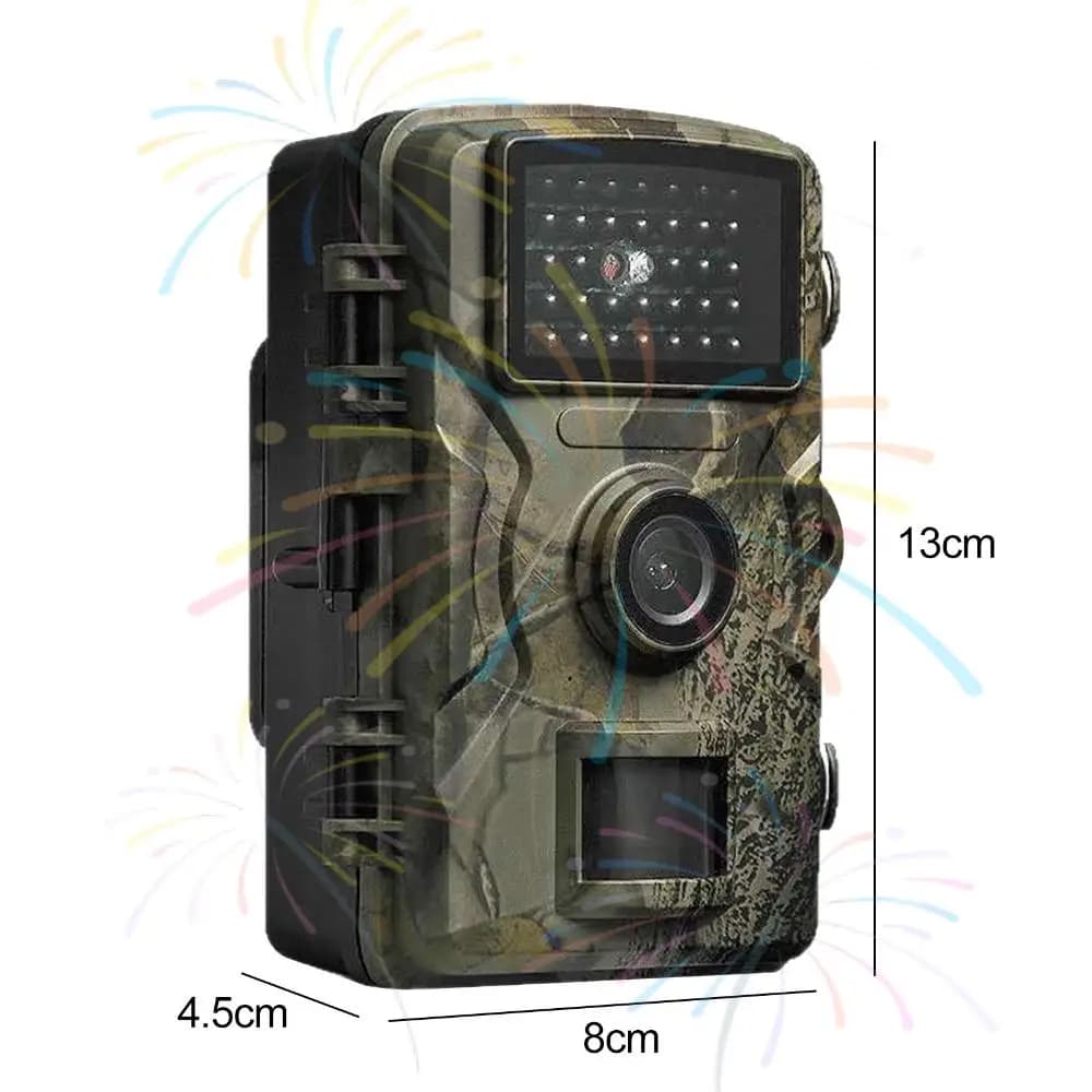 Caméra de chasse camouflage à longue autonomie (batterie et carte TF non incluses) pour la surveilla