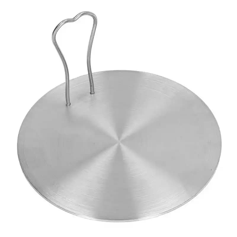 Plaque Diffuseur de Chaleur pour Cuisine Domestique, en Acier Inoxydable, Plaque à Induction, Cuisin