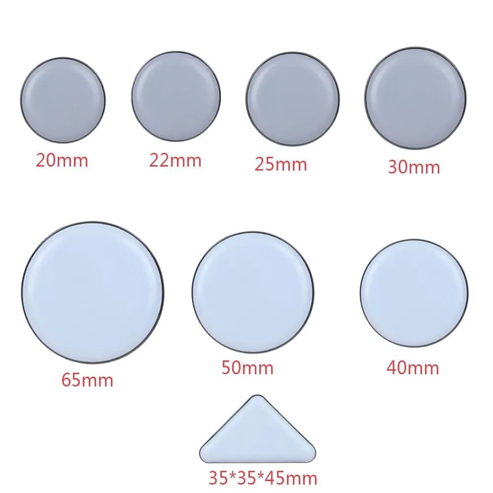 Tapis de sol Anti-abrasion mobile, 4 pièces, facile à déplacer, curseur de Table pour meubles lourds