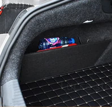 Panneau d'organisation de rangement latéral de coffre de voiture en flanelle, accessoires de voiture