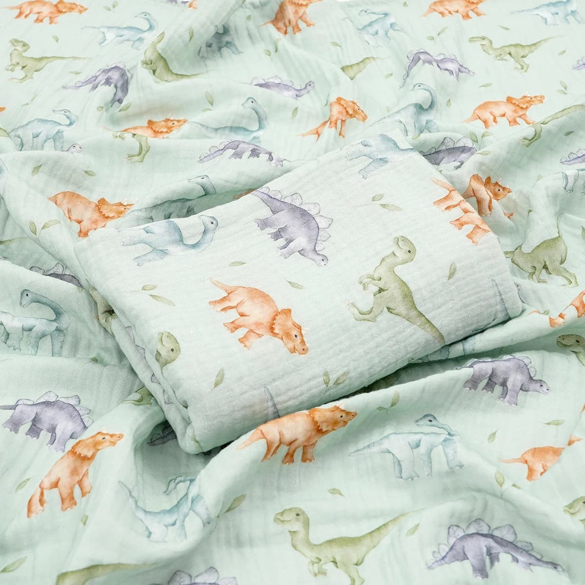 Kangobaby # Ma vie douce #   Couverture en mousseline 100% coton pour bébé, serviette de bain pour b