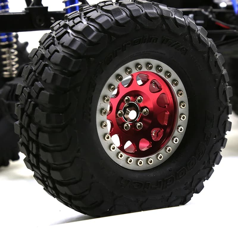 Adaptateur de roue hexagonale élargie d'essieu 12mm/15mm/17mm, 4 pièces, pour voiture sur chenilles 