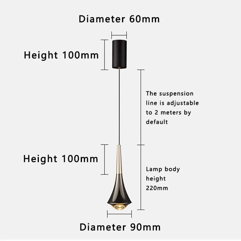 Plafonnier LED en frêne au design moderne, spectre complet, réglable, luminaire décoratif d'intérieu