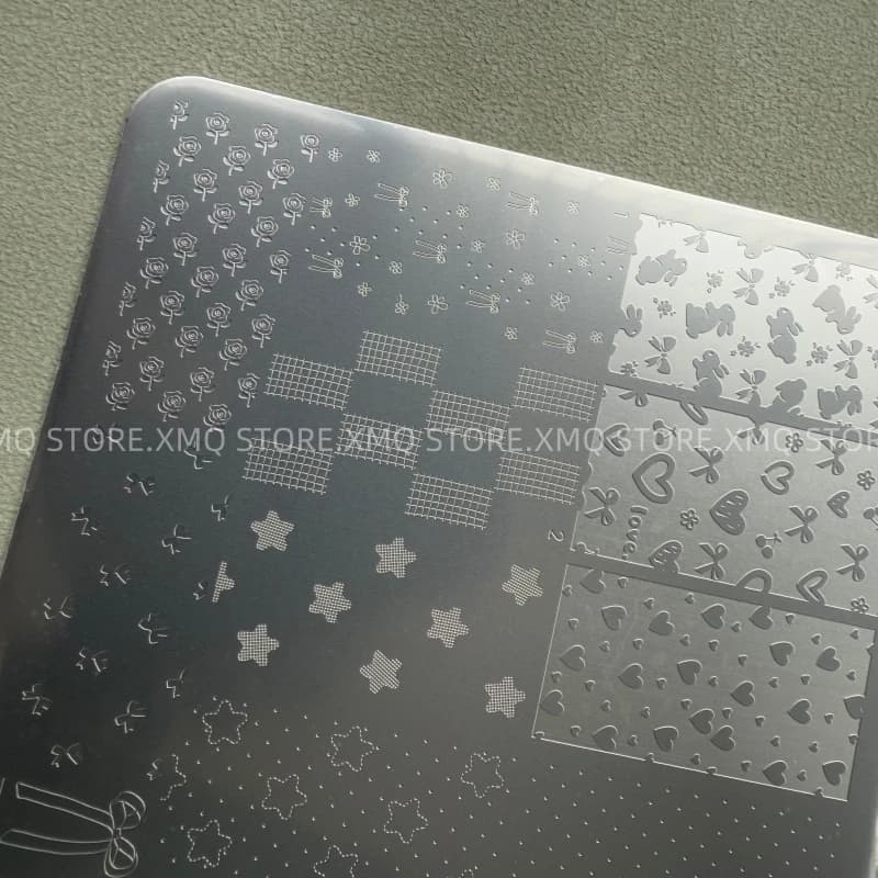 XMQ NAIL ART STAMPING PLATES STAR HEART TEMPLATES