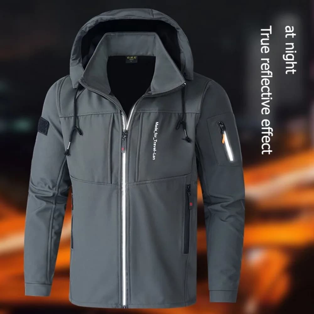 KB hommes vestes d'extérieur doublure polaire coupe-vent imperméable hiver veste chaude pour hommes 