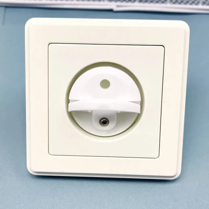 Housse de Protection pour prise de sécurité électrique blanche, Protection de sécurité pour soins de