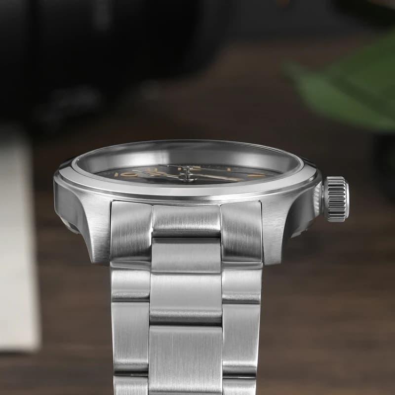 Militado ML08 montre militaire VH31 mouvement à Quartz Double cristal saphir C3 BGW9 lumineux 10Bar 