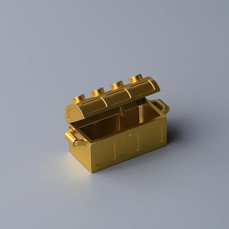MOC City – blocs de construction de la série coffre au trésor, boîte de vue sur la rue, bijoux, Mine