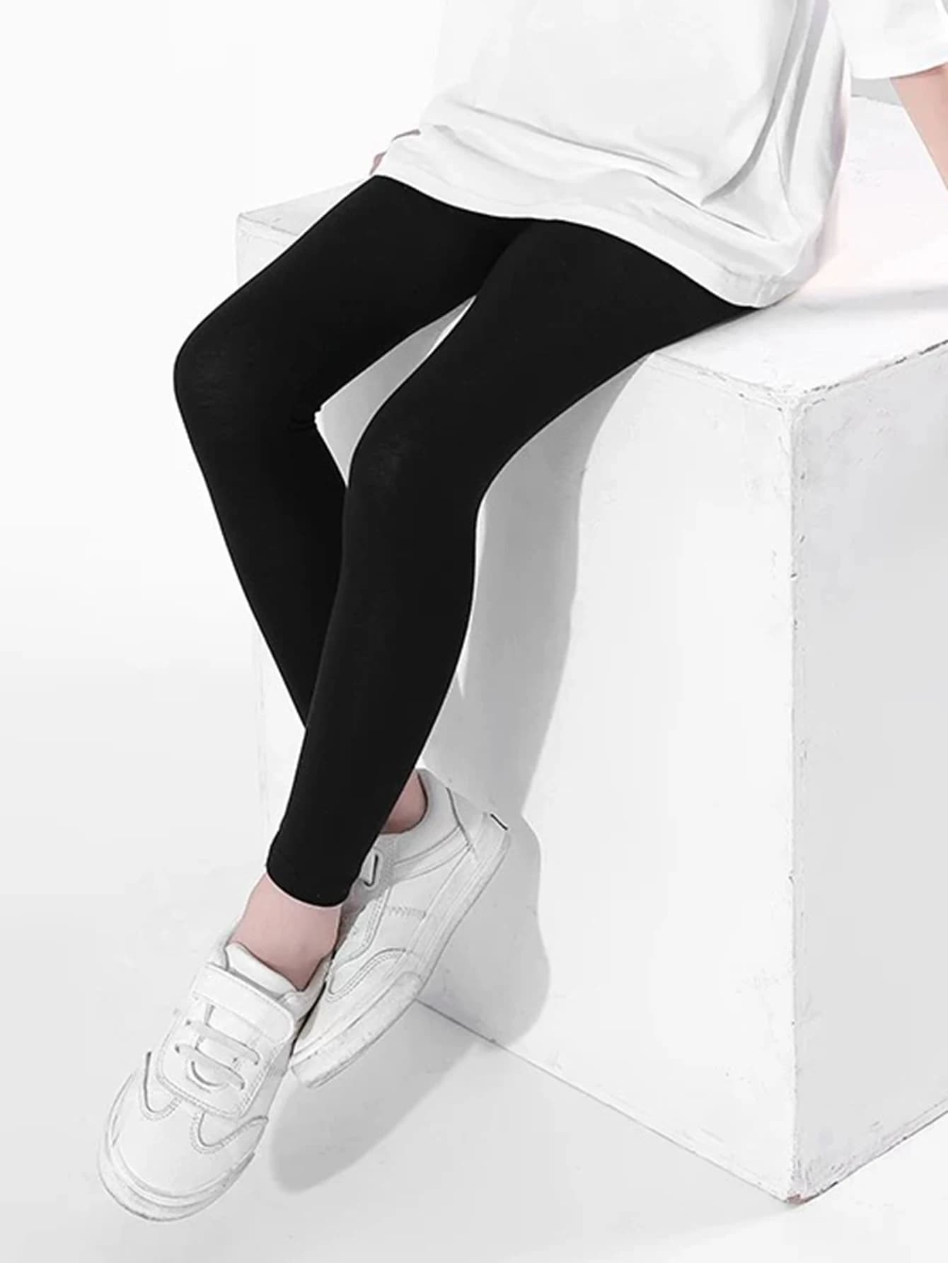 Pantalons pour filles, leggings élastiques doux pour enfants, couleur bonbon, pantalon skinny pour f
