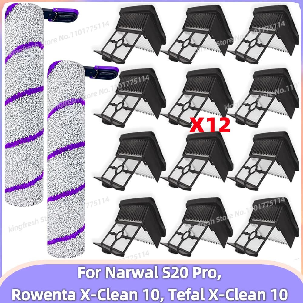 Compatible avec Narwal S20 Pro, Rowenta X-Clean 10, Tefal X-Clean 10 Aspirateur Sans Fil Pièces Roul