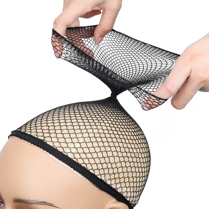 Filets à cheveux bonne qualité maille tissage noir perruque filet à cheveux faisant des casquettes t