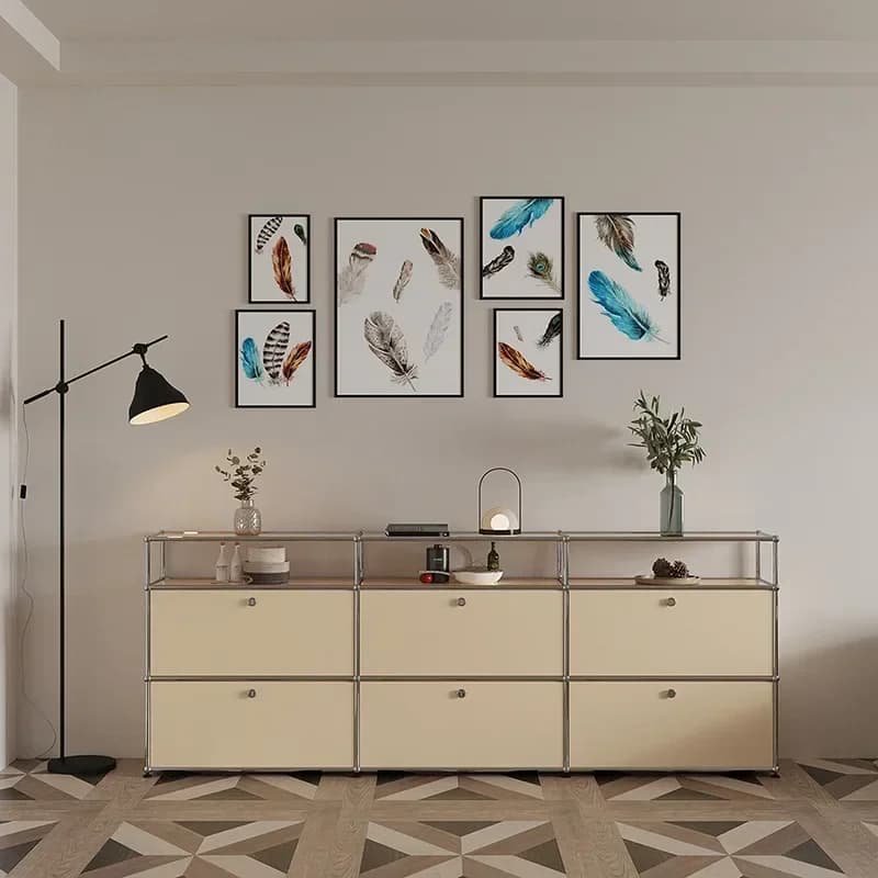 Module combiné buffets armoire tiroir armoires de salon commode latérale couloir rangement meuble TV