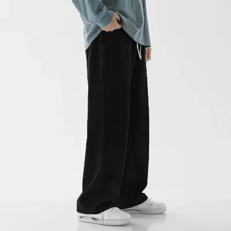 Jean ample pour hommes, Streetwear, Style coréen, mode, ample, droit, jambes larges, vêtements de ma
