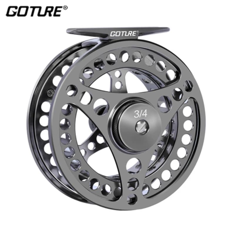 Goture-Moulinet de pêche à la mouche Arbor en aluminium usiné CNC, moulinet de pêche à la carpe à la