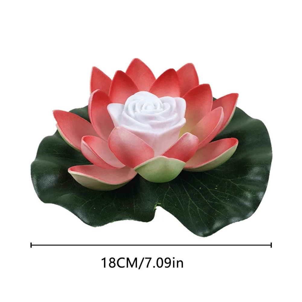 Veilleuse flottante artificielle, lampe LED à économie d'énergie, étanche, jardin, piscine, sécurita