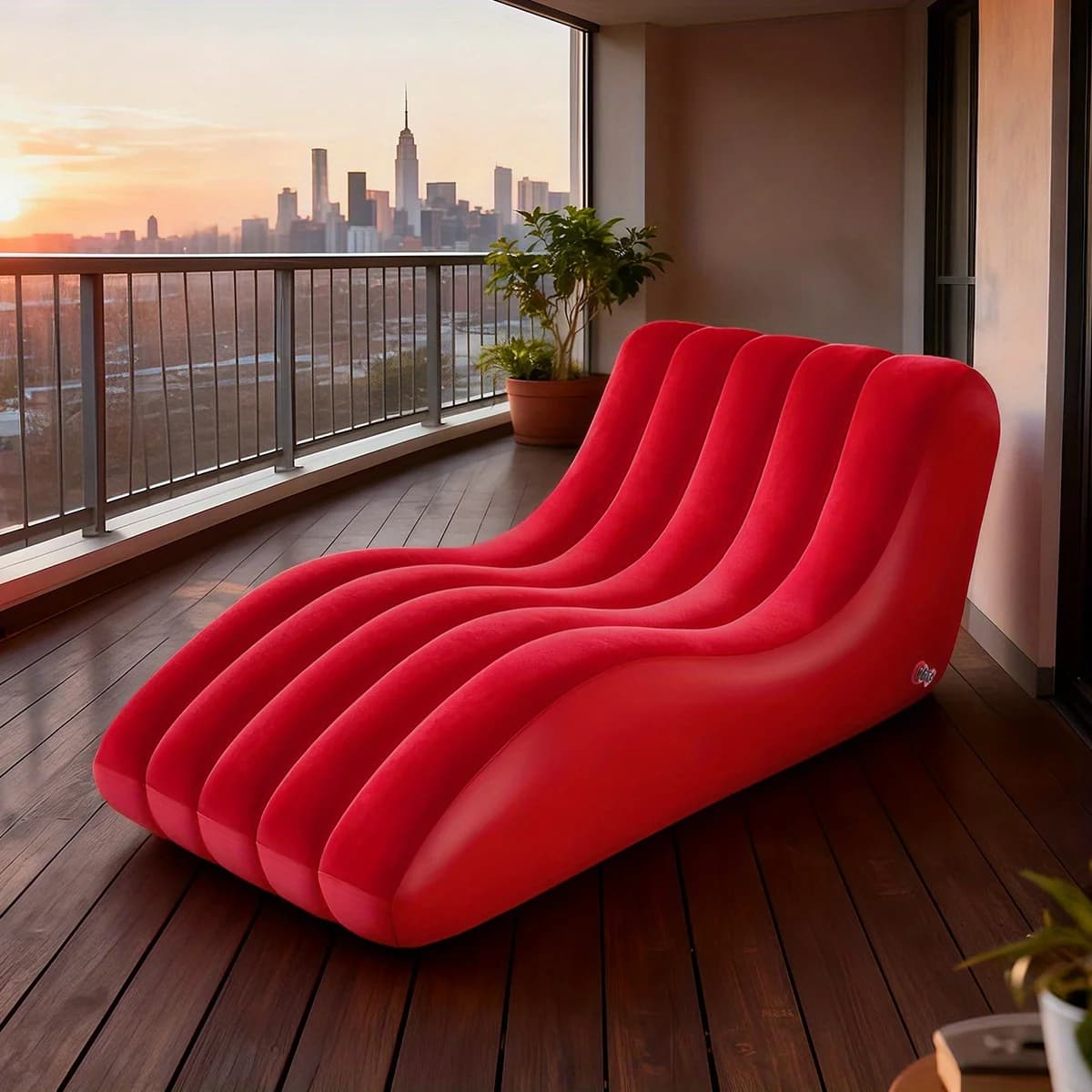Chaise longue gonflable de plage, canapé gonflable pour salon, chambre à coucher, voyage en extérieu