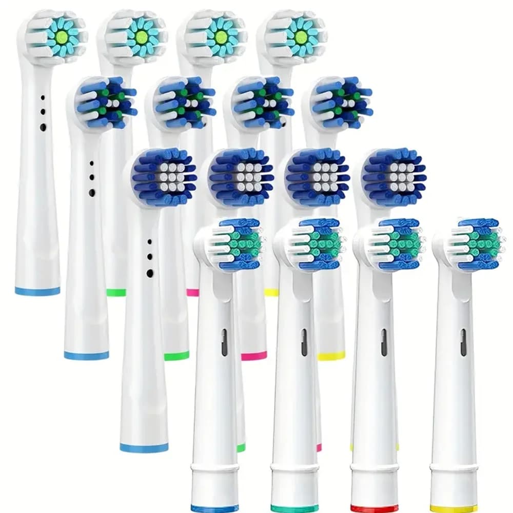 Buses de tête de brosse pour brosse à dents électrique Oral B, 16/20 pièces, recharge de fil sensibl