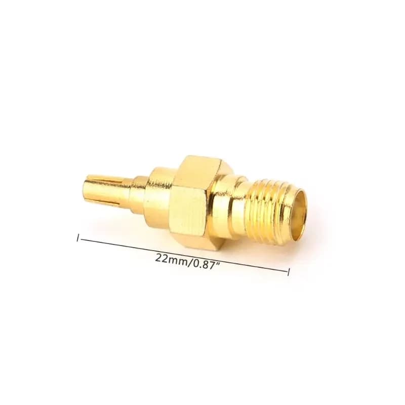ESCAM CRC9 prise mâle vers prise femelle SMA connecteur RF adaptateur de convertisseur Coaxial droit