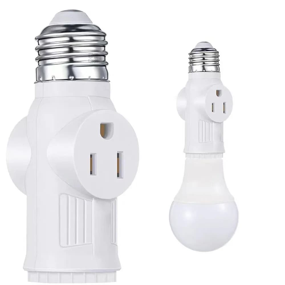 1 pièces blanc noir bakélite L5-15R US à E27 E26 douille d'ampoule avec interrupteur à chaîne de tra