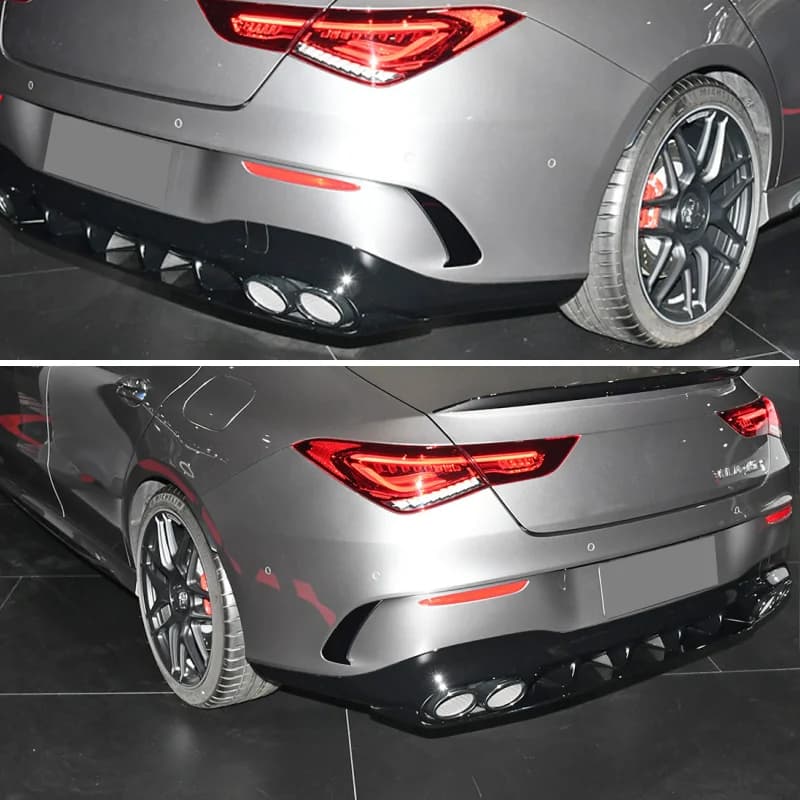 Séparateur de Canards latéraux de pare-chocs arrière de voiture, pour accessoires mercedes-benz CLA 