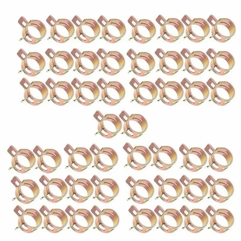 50 pièces/ensemble Clips de fixation à ressort de voiture 5/6/7/8/9mm pince à ressort tuyau de condu