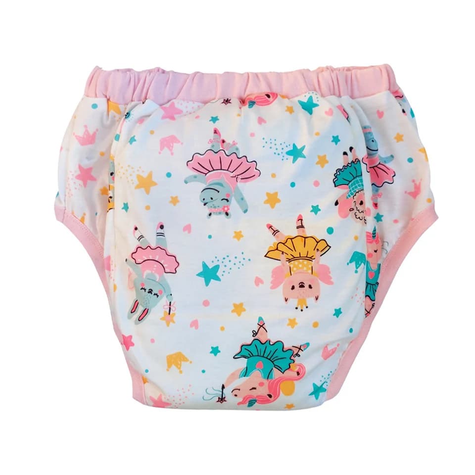 Lapin de ballet dansant rose imperméable à l'eau adulte bébé pantalons d'entraînement DDLG couches r