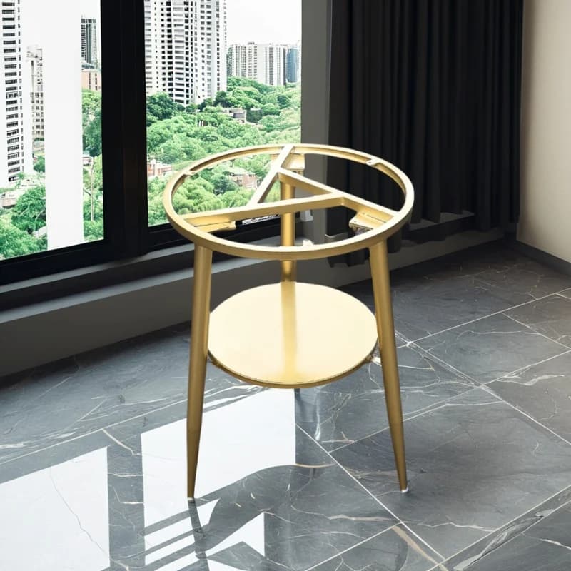 Base de Table de balcon en métal, Table à manger moderne, support de pied à double niveau, support d