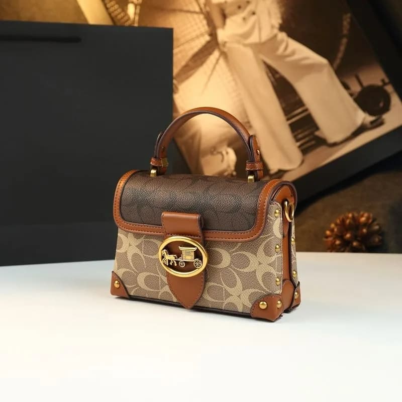 Un nouveau sac boîte élégant et haut de gamme 2025 avec un design de niche et un sac pour femme luxu