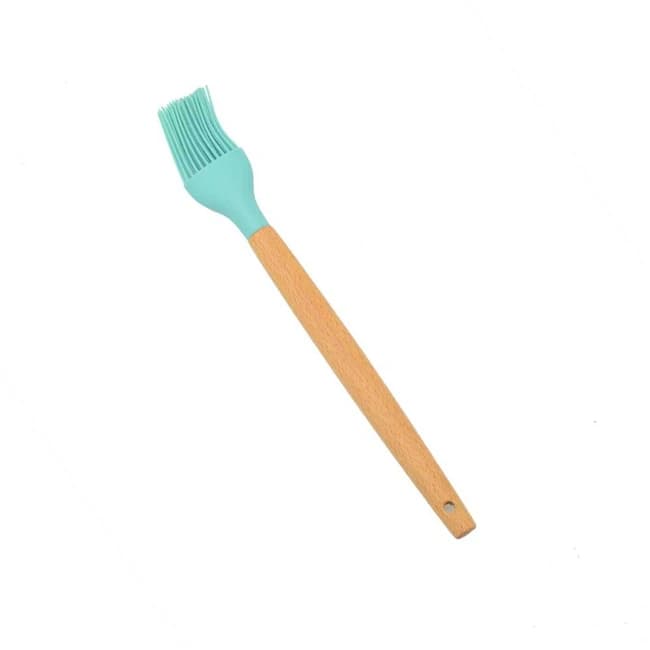 Tourneur de bois en Silicone, cuillère à soupe, spatule, brosse, grattoir, serveur à pâtes, batteur 