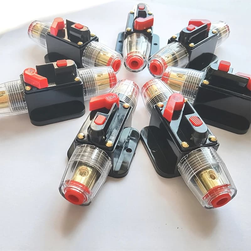 Disjoncteur 20A 30A 40A 50A 60A 80A 100A 125A 150A, 12V 24V DC, pour voiture et camion, Audio, fusib