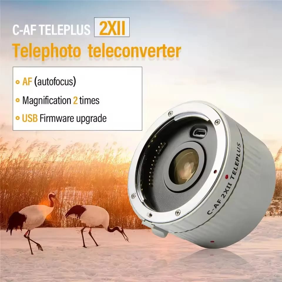 VILTROX – téléconvertisseur pour Canon EOS EF, C-AF, 2X II, Autofocus, convertisseur d'extension pou