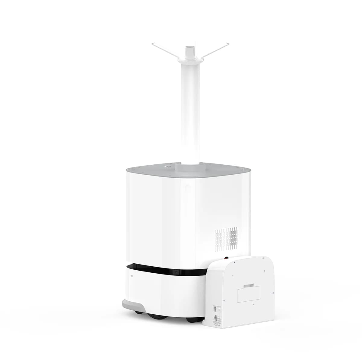 Système de désinfection autonome personnalisé pour intérieur, auto-chargeant, avec programmation int