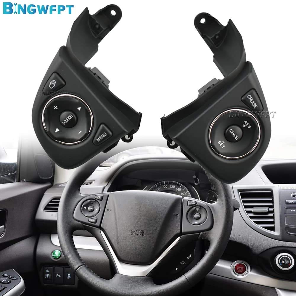 Joli de commande au volant pour Honda, radio audio, bouton de régulateur de vitesse à distance, 358u