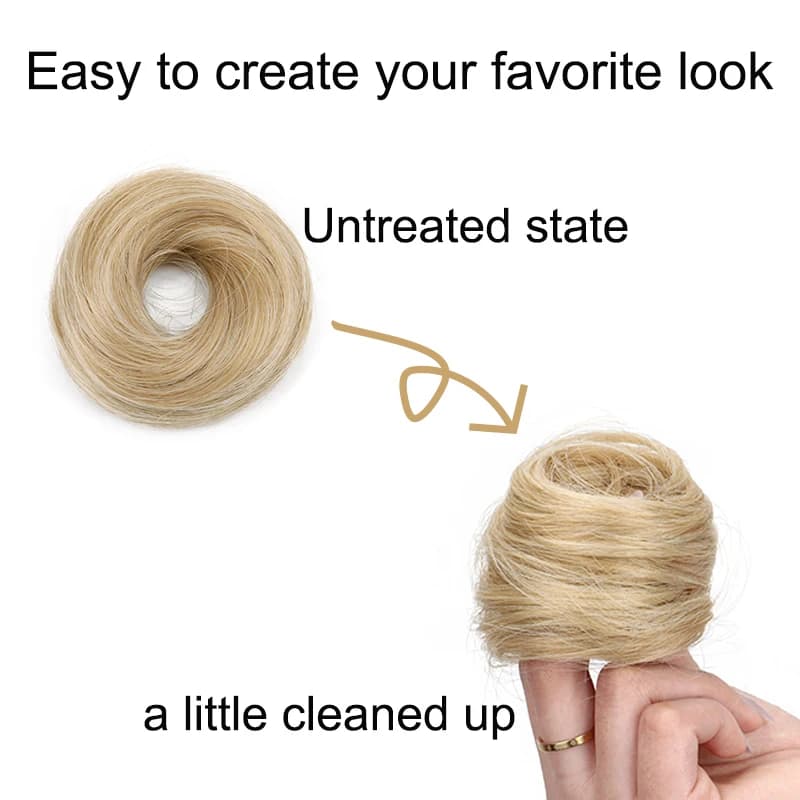 WIGSIN-Chignon synthétique avec élastique pour femmes, accessoires de coiffure, 03/Lazy