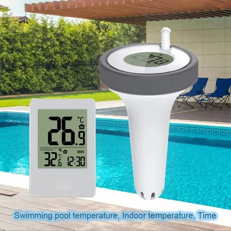 Therye.com-Moniteur de température flottant sans fil pour piscine, bain, SPA, aquariums, numérique L