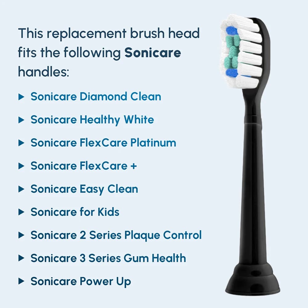 Têtes de brosse à dents de rechange compatibles avec les têtes de brosse électrique Philips Sonicare