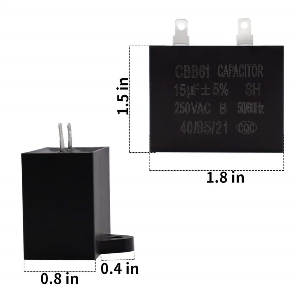 W 10613606   Relais de démarrage et condensateur de compresseur de réfrigérateur pour Whirlpool Kitc